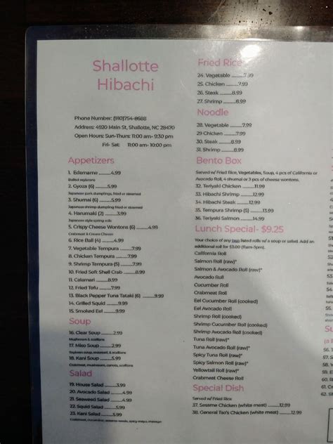 Japanese Restaurants Restaurants (910) 754-8688. . Shallotte hibachi